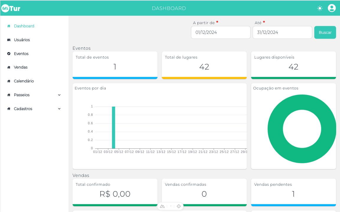 Letstur - Sistema Receptivo de Turismo